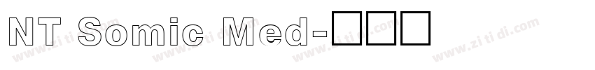 NT Somic Med字体转换